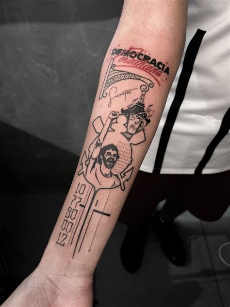 Tatuagem Corinthians Sócrates Tatuagem do corinthias Tatuagem