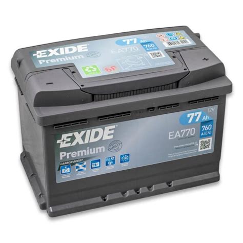 Exide Ea Premium Carbon Boost Starterbatterie V Ah A En