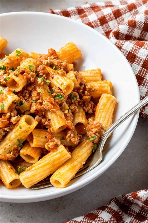 Rigatoni With Pork Ragu Simply Whisked