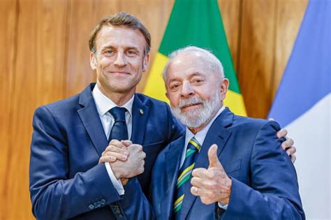 Macron diz que apoiará junto a Lula a aspiração do povo venezuelano