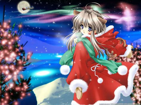 [200+] Anime Christmas Wallpapers | Wallpapers.com