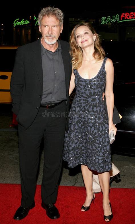 Calista Flockhart And Harrison Ford Editorial Stock Photo Image Of