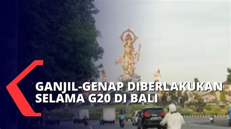 Jelang Ktt G Pengamanan Masuk Bali Diperketat Hingga Ganjil Genap