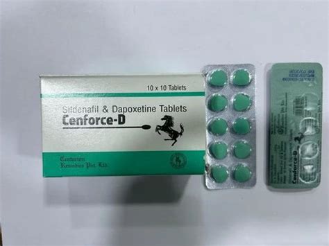 160mg Cenforce D Sildenafil Dapoxetine Tablets At Best Price In New Delhi