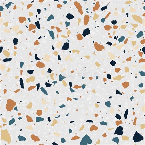 Texture Terrazzo Floor Abstract Colorful Seamless Pattern Marble Tile