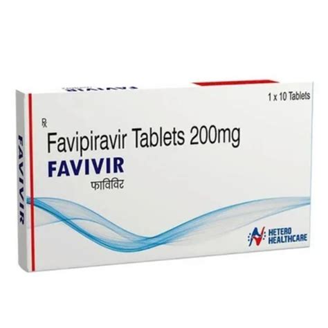 Favivir Mg Tablets Favipiravir Mg Tablets X Treatment