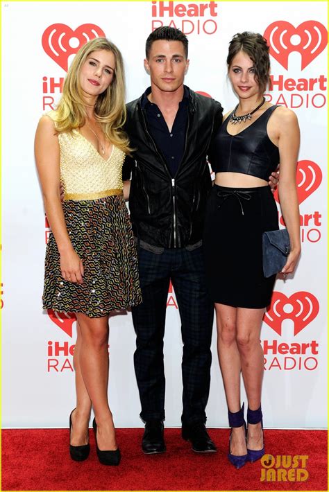 Colton Haynes Shay Mitchell Lucy Hale Iheartradio Guests Photo