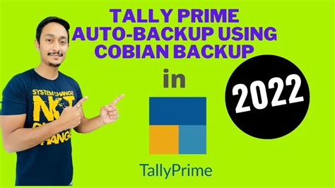 Tally Prime Auto Backup Using Cobian Backup Youtube