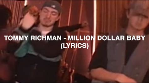 Tommy Richman MILLION DOLLAR BABY Lyrics Bass YouTube