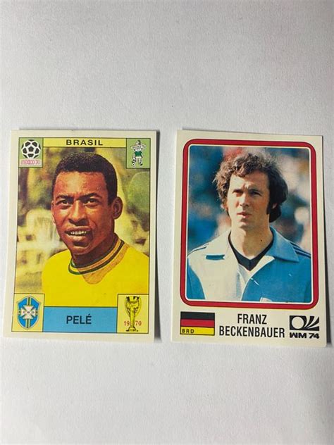 Panini World Cup Story Pel Et Franz Beckenbauer Lot Catawiki