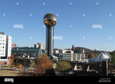 The Sunsphere In Downtown Knoxville Tn Usa Stock Photo Alamy