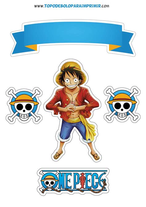 Topo De Bolo One Piece Para Imprimir