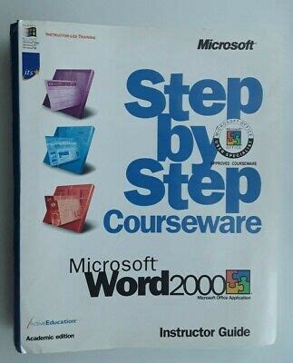 Microsoft Word Step By Step Instructor Guide Academic Edition