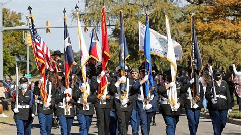 Veterans Day Tarrant County Parade Area Celebrations Fort