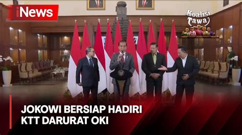 Presiden Jokowi Bersiap Hadiri Ktt Darurat Oki Bahas Situasi Di Gaza