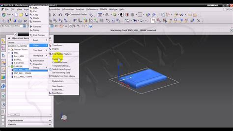 Nx Manufacturing Create Tool List In Manufacturing Using Template