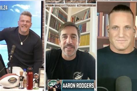 Aaron Rodgers Returns to Pat McAfee Show 1 Day After Host Said He's Done