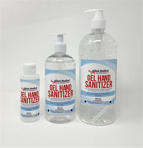 Allied Medical Hand Sanitizer Gel With Aloe Vera Vitamin E