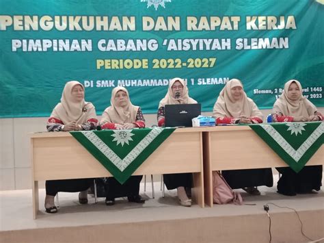 Pengukuhan Dan Raker PCM Sleman Dan PCA Sleman Periode 2022 2027