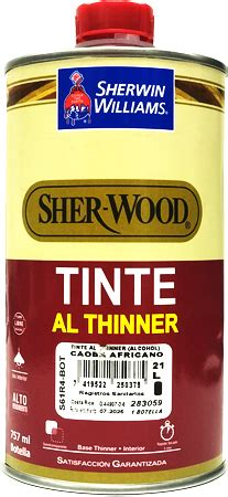 Indufesa Do It Center Tinte Al Thinner Caoba Africano Sherwin Williams