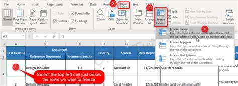 How To Freeze Multiple Rows In Excel