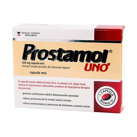 Prostamol Uno 320 Mg X 90 Capsule Moi Berlin Chemie Pret 135 00 RON