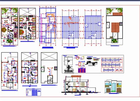 Resid Ncia Unifamiliar Em AutoCAD Baixar CAD 1 46 MB Bibliocad