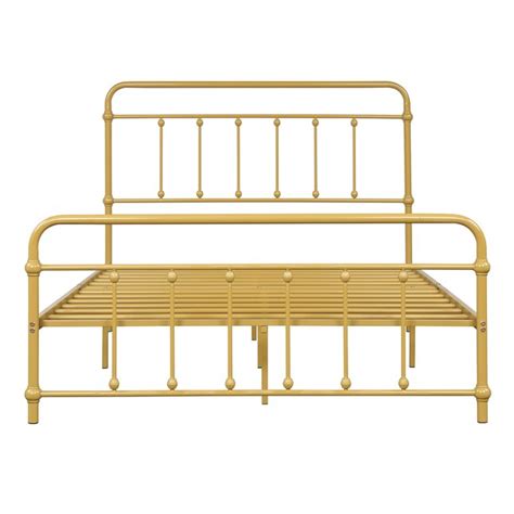 Casainc Metal Platform Bed Yellow Full Metal Platform Bed In The Beds