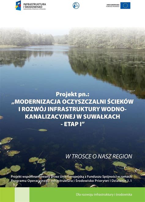 Projekt Pn Modernizacja Oczyszczalni Ciek W I Rozw J Infrastruktury