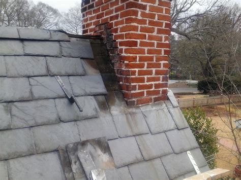 Chimney Flashing Slate Roof Slate And Tile Roofing Atlanta Buckhead
