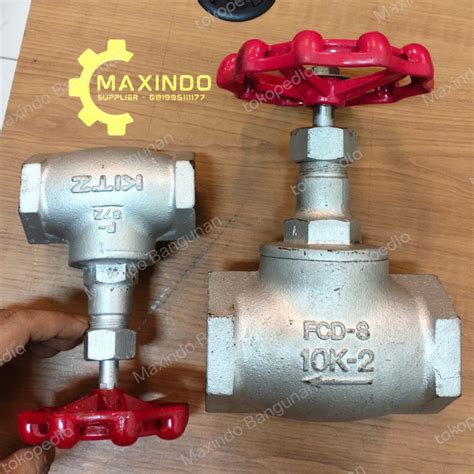 Jual Globe Valve Inch Drat Kitz Fcd S K Cast Iron Steam Jakarta