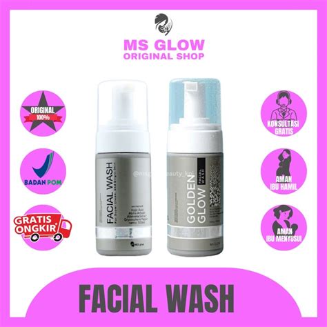 Jual Facial Wash Ms Glow Original Facial Wash Golden Glow Ms Glow