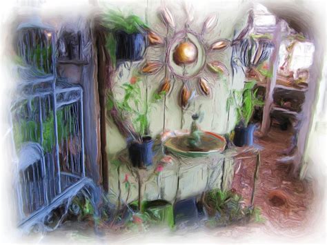 Garden Shop 1 Digital Art By Beth Major Fine Art America
