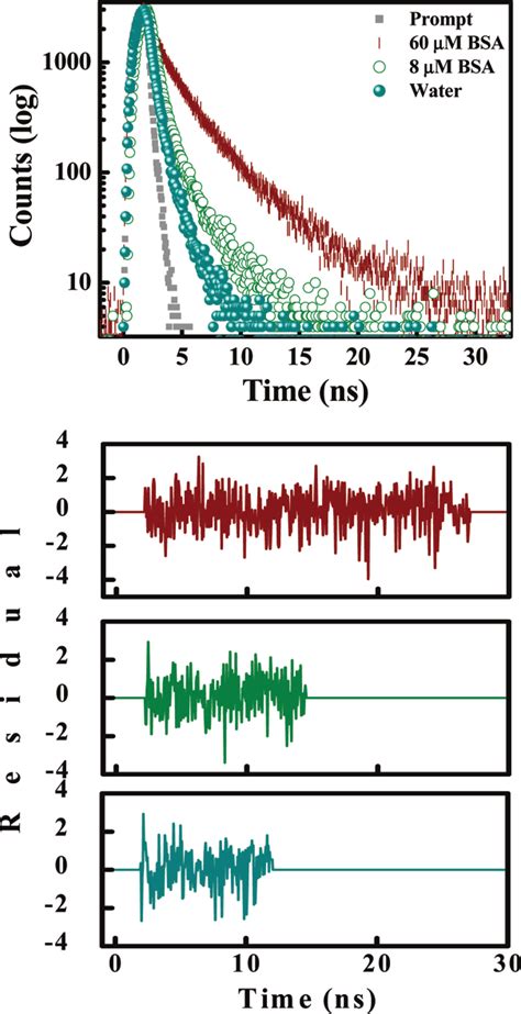 Typical Time Resolved Fluorescence Decay Profiles Of Dpdame With Download Scientific Diagram