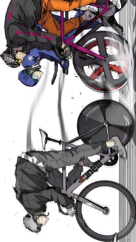 Wooin Kwon Hyuk Windbreaker Bike Illustration Bicycle Art Naruto