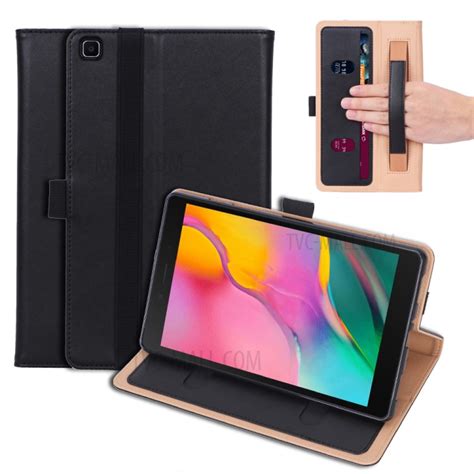 Wholesale Leather Stand Card Holder Tablet Shell For Samsung Galaxy Tab