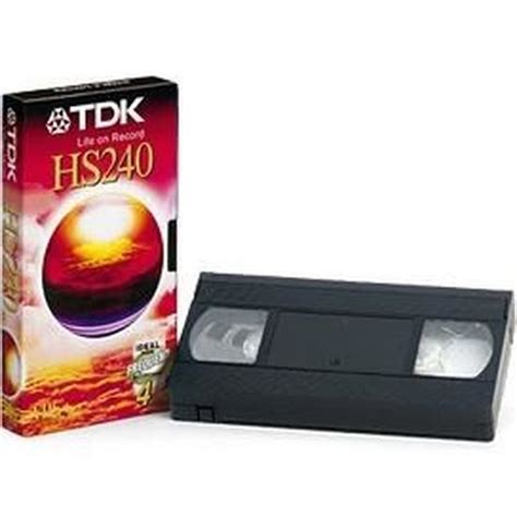 Cassette Tdk Hs 240 Cassette Vhs Pal Secam Vierge Pour Magnétoscope 4