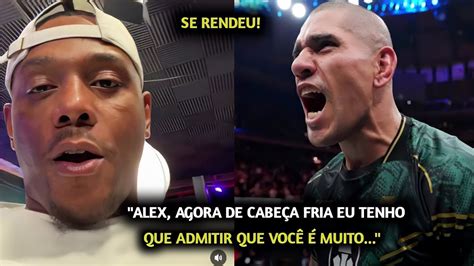 Voltou Atr S Olha O Que Jamahal Hill Falou Sobre Alex Poatan Em