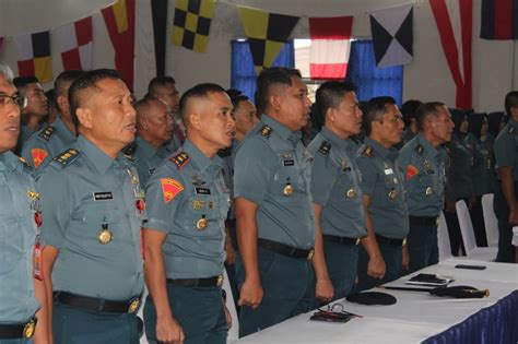 PRAJURIT YONMARHANLAN II PADANG IKUTI ENTRY BRIEFING PANGKOARMADA I