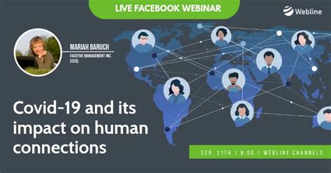 Online Facebook Webinar Live Human Connection Template Postermywall