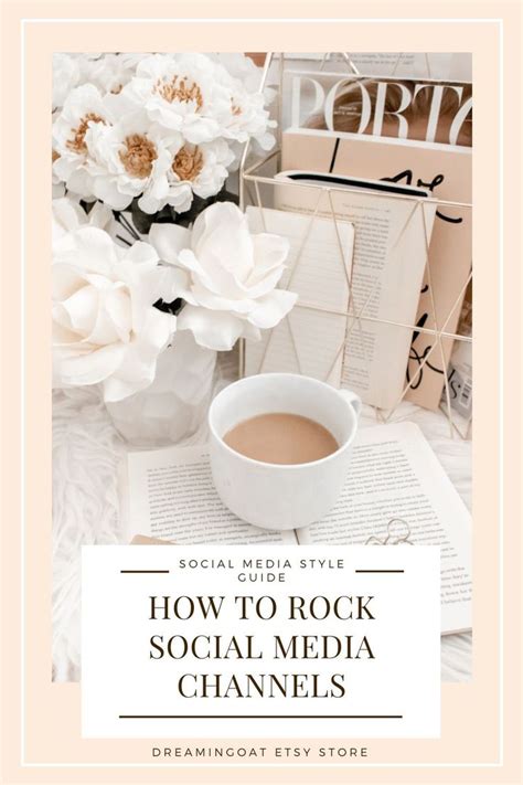 Social Media Style Guide Printable Etsy Social Media Social Media