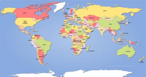 World Map Printable Pdf - Zip Code Map