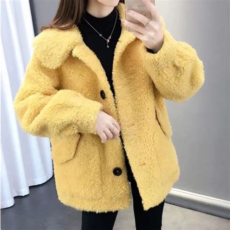 Loose Thermal Jacket Korean Style Tops Be86100