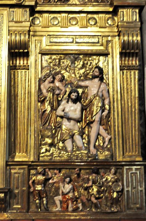 Pamplona Catedral Retablo De San Juan Bautista Detalle Flickr