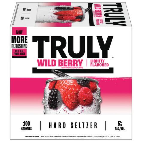 Truly Hard Seltzer Wild Berry FRESH By Brookshire S