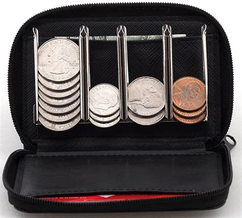 Coin Purse Wallet With Coin Sorter Quick Change On The Go