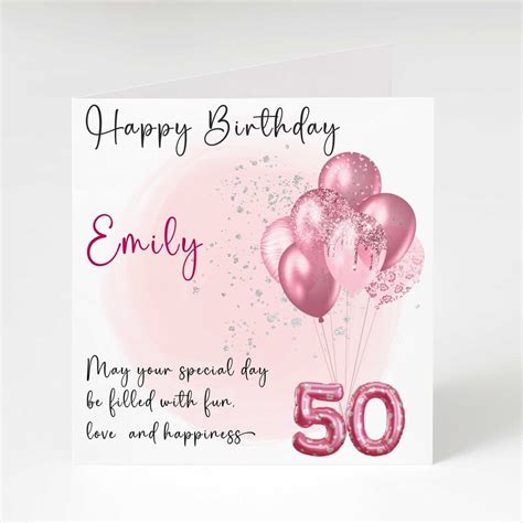 30th Birthday Card Personalised Birthday Card Balloons 30th Etsy Uk