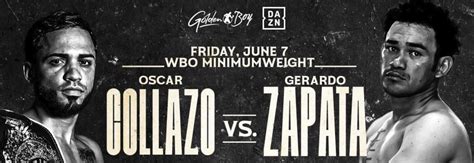 Oscar Collazo Vs Gerardo Zapata Wbo Minimumweight World Title