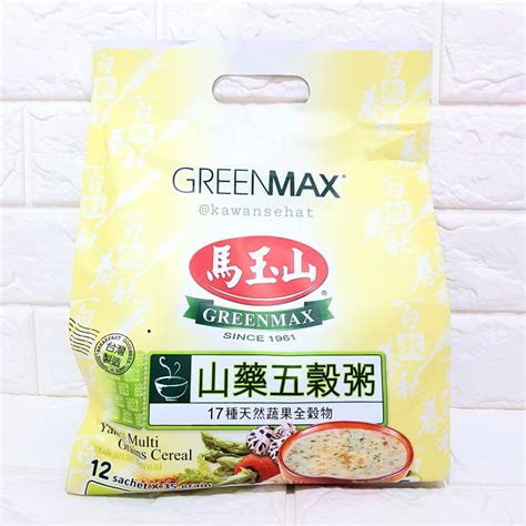 Jual Greenmax Yam Multi Grains Cereal Sereal Multigrain Shopee