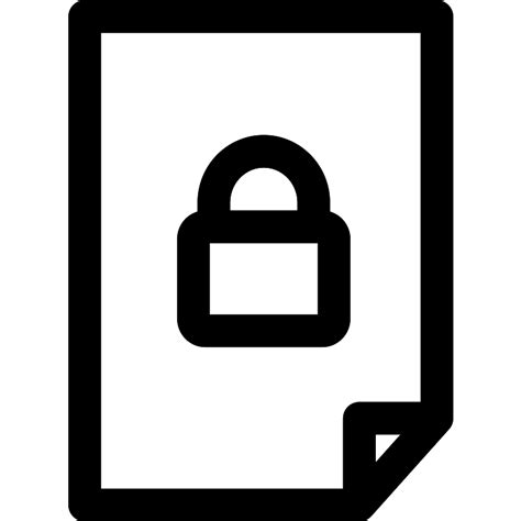 Locked File Vector SVG Icon SVG Repo